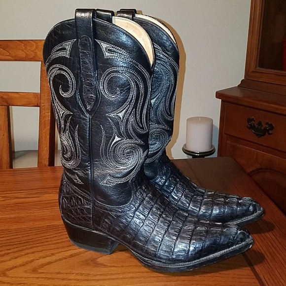 real caiman boots